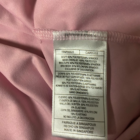 Nike Performance Pink Geometric Tank With Built In Bra Women’s Size Large - Picture 4 of 10